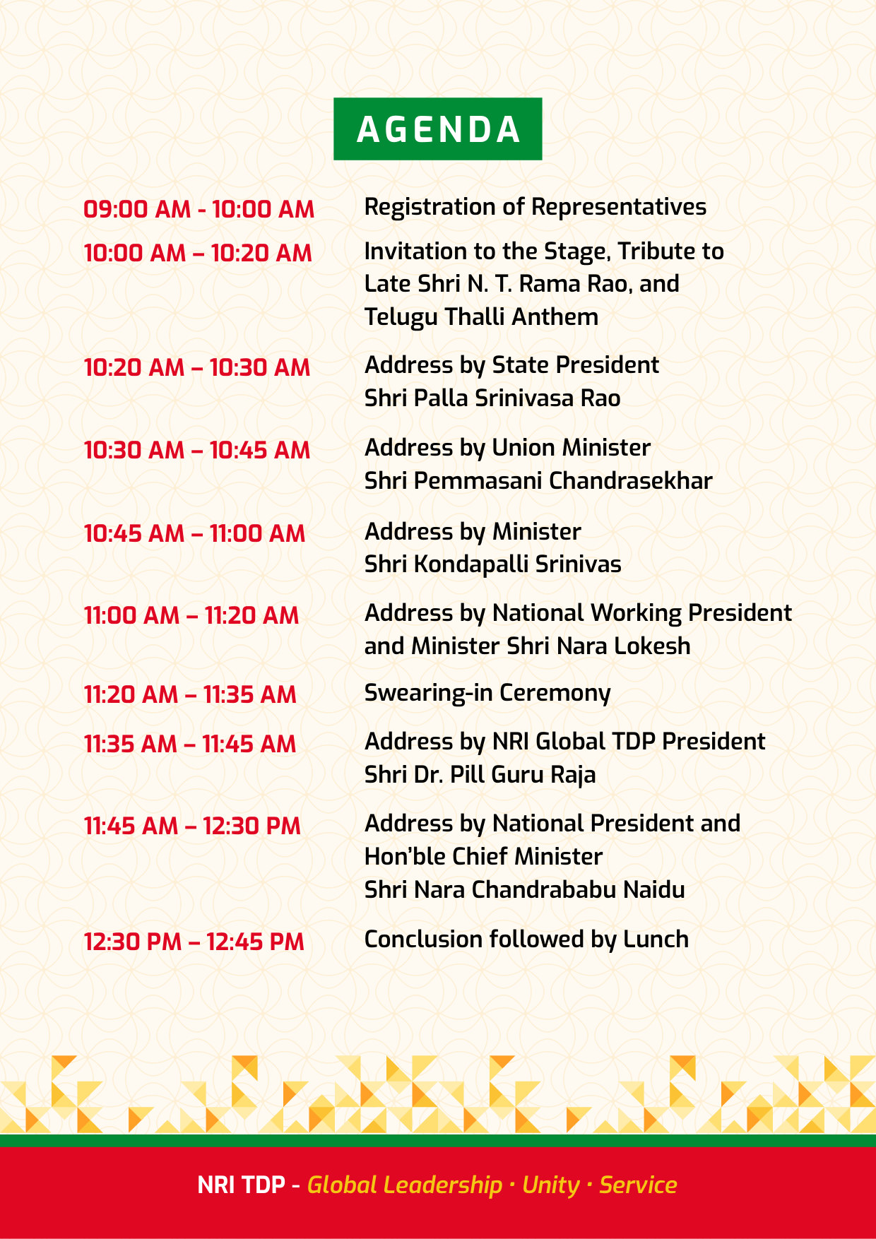 Agenda — page 4